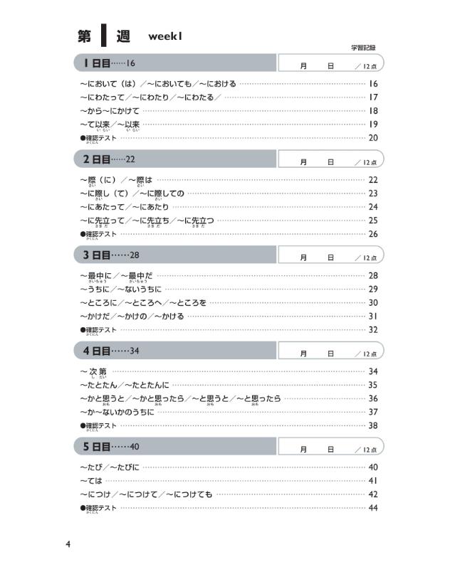 Sách 45 Ngày Củng Cố Kiến Thức Nền Tảng JLPT N2 – Ngữ Pháp