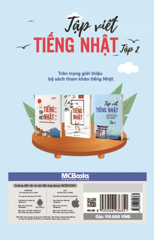 Sách Tập Viết Tiếng Nhật Tập 2