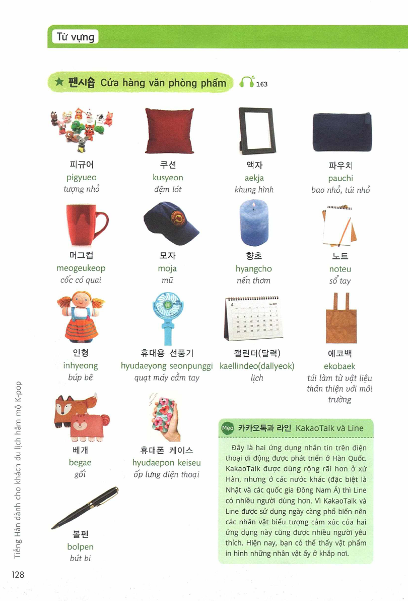 Nội dung- Sách Tiếng Hàn dành cho khách du lịch hâm mộ K-Pop