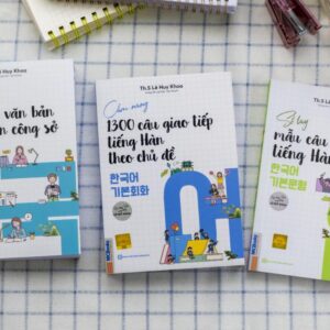 Combo Sách Học Tiếng Hàn Cùng Thầy Lê Huy Khoa