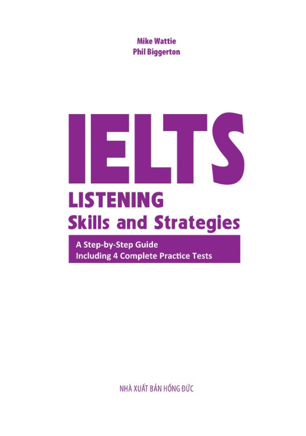 Sách Ielts Listening : Skills and Strategies