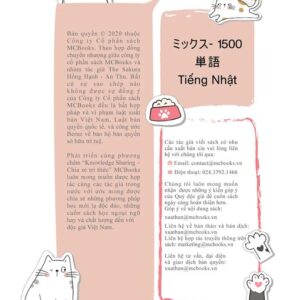 Sách Mikkusu ミックス- Hút trọn 1500 単語 tiếng Nhật – Tập 1