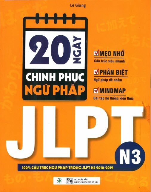 Sách 20 Ngày Chinh Phục Ngữ Pháp JLPT N3
